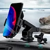 Wireless Car Charger Cell Phone Stand 15W Fast Charging for iPhone 15 Galaxy S23
