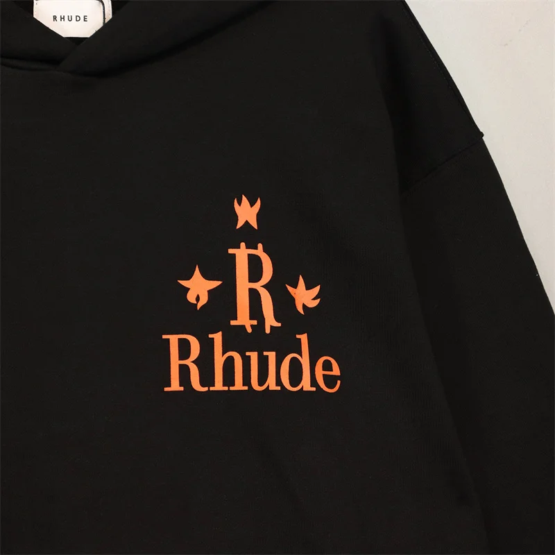 RHUDE 2023 new hoodie sports sweater