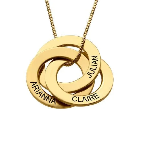 Valentine's Day Gift Ring Necklace With Engraving