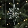 Silver Shimmers Christmas's Tree Hanging Decors