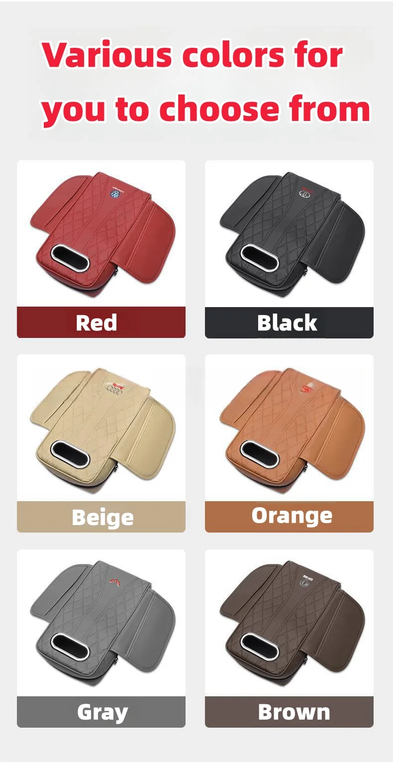 Car multifunctional height increasing and enlarged style armrest box mat