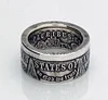 Men's Silver Rings - Handcrafted Morgan Silver Dollar Rings Made in the USA | Men's Silver Rings Crafted from Genuine Silver Coins | Men's Genuine Silver Rings | Turn into a Treasure
