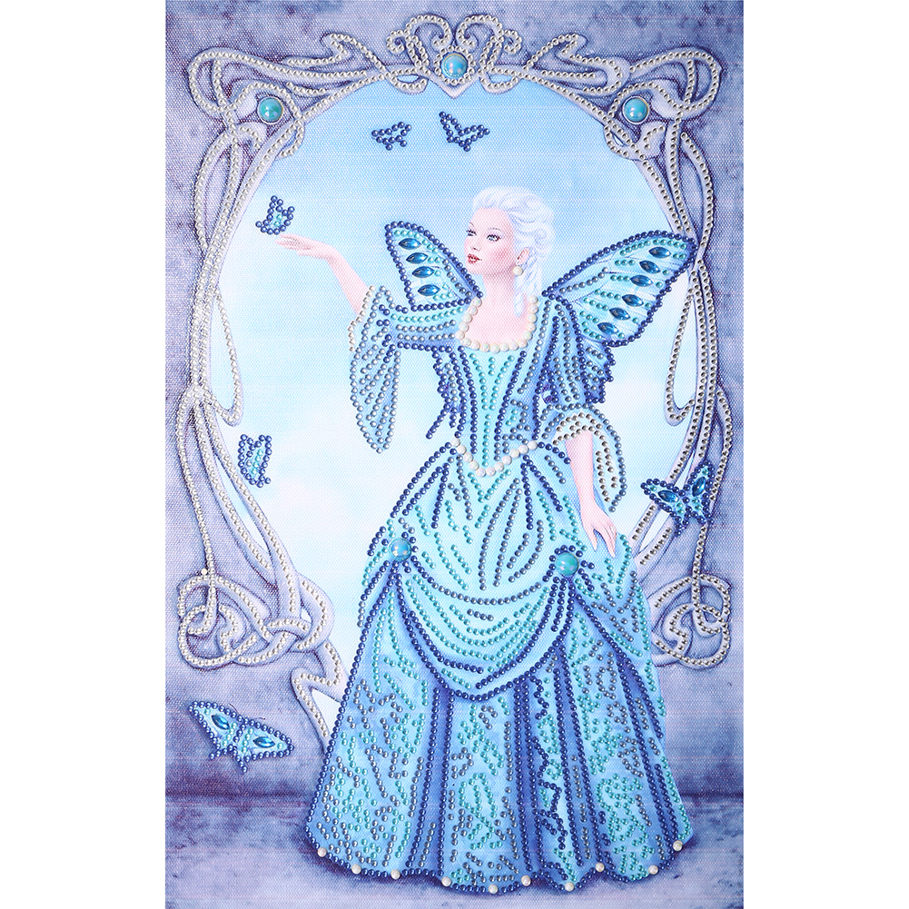 

Butterfly Angel - Special Shaped Diamond Painting - 30*45CM, 501 Original