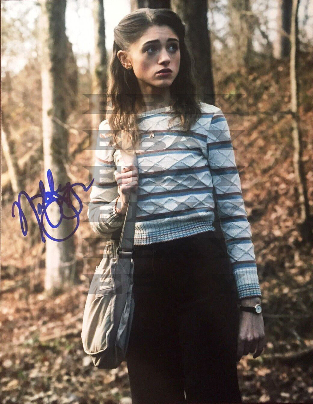 Natalia Dyer Autographed Signed 8x10 Photo Poster painting Reprint