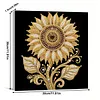DIY Pearl Painting Sunflower for Home Wall Decor with Frame(30x30cm)
