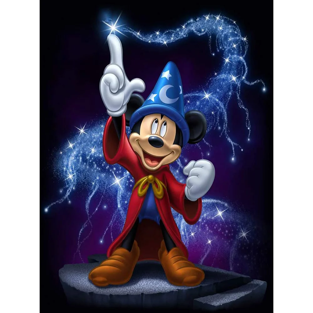 Full Round Diamond Painting 30*40cm - Magic Mickey
