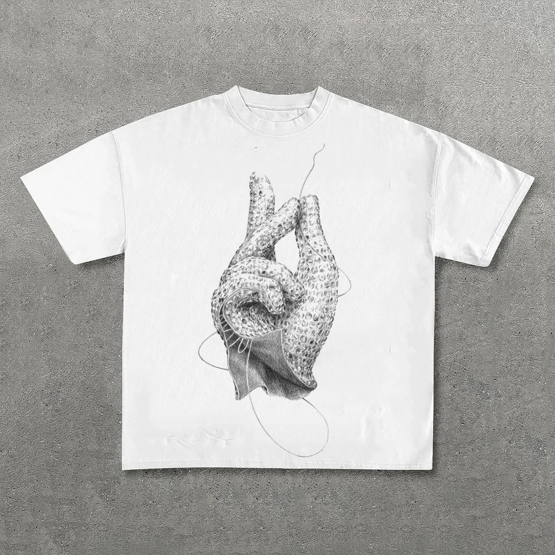 Sopula Vintage Crystal Glove Snap Your Fingers Miss The King Of Pop Forever Spirit Graphic Cotton T-Shirt - SOPULA