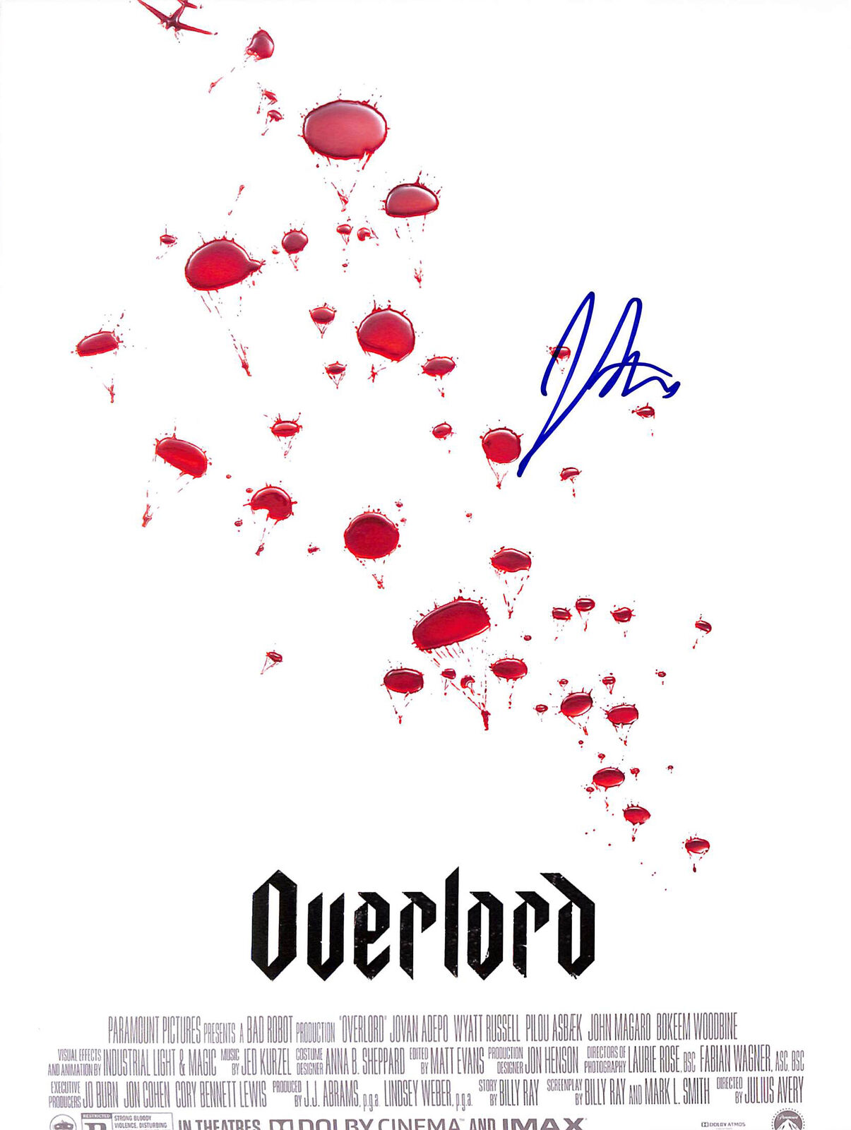 Jovan Adepo Overlord Authentic Signed 8x10 Photo Poster painting Autographed BAS #F99212