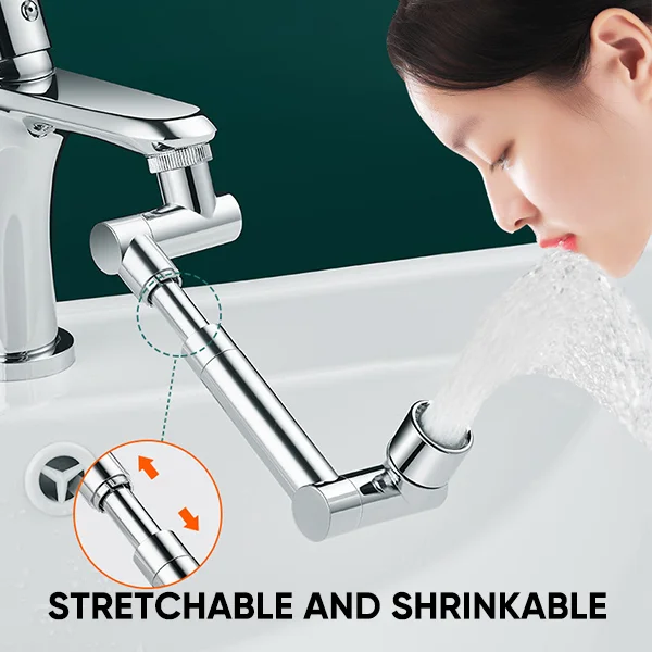 SAKER&reg; 1440&deg; Large-Angle Rotating Splash Filter Faucet