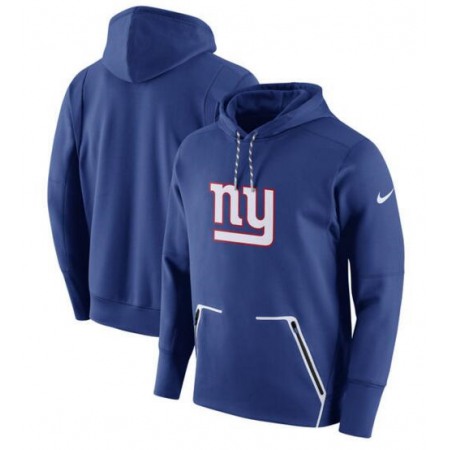 Men's  New York Giants Royal Champ Drive Vapor Speed Pullover Hoodie