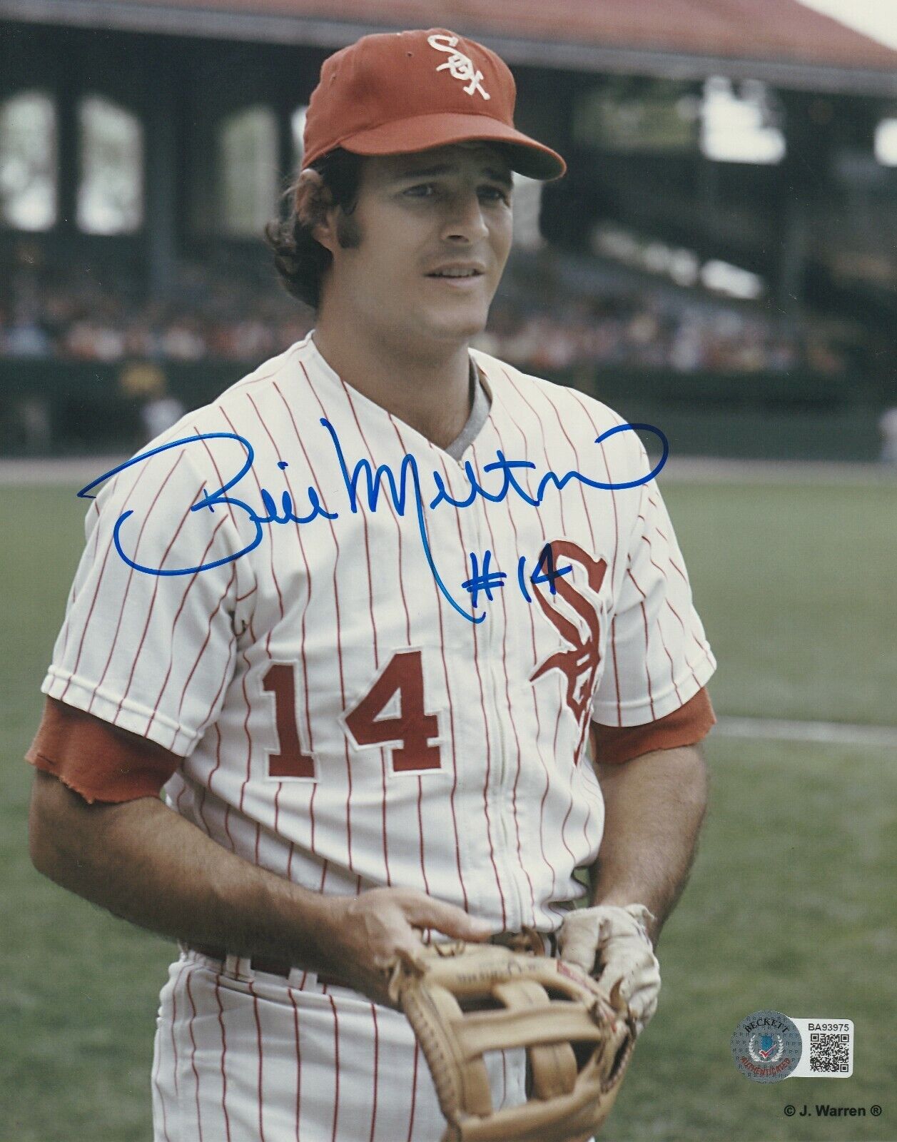 BILL MELTON Signed Chicago WHITE SOX 8x10 Photo Poster painting w/ Beckett COA (BAS)