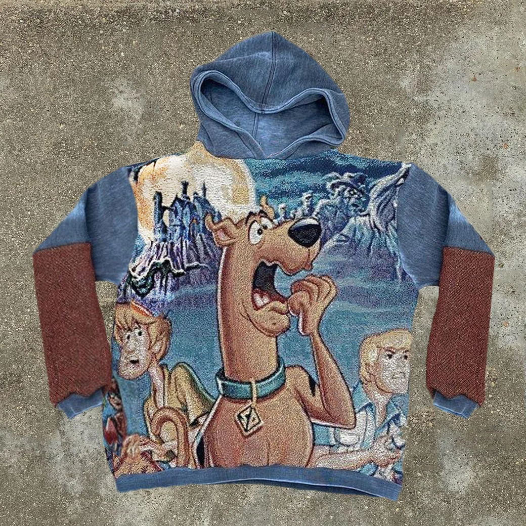 Casual Anime Print Hoodie