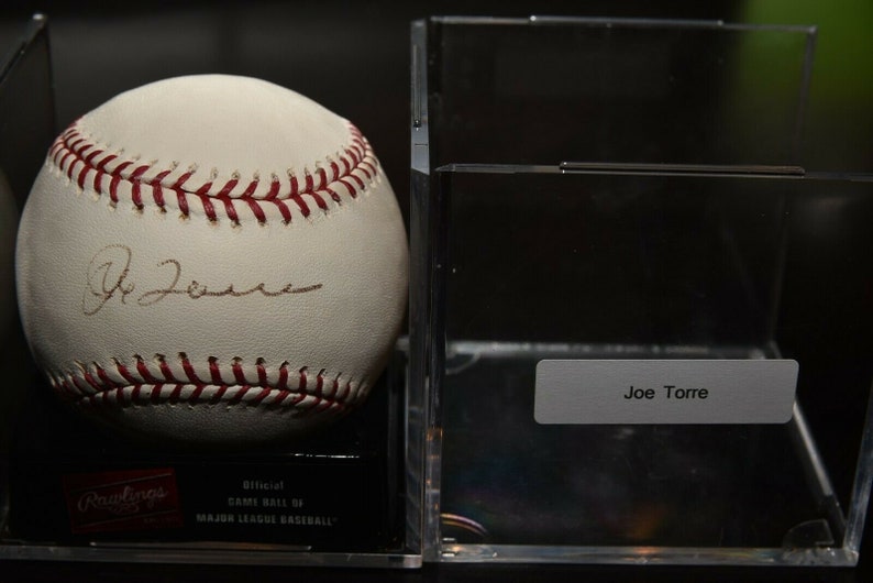 Joe torre signed autographed rawlings baseball