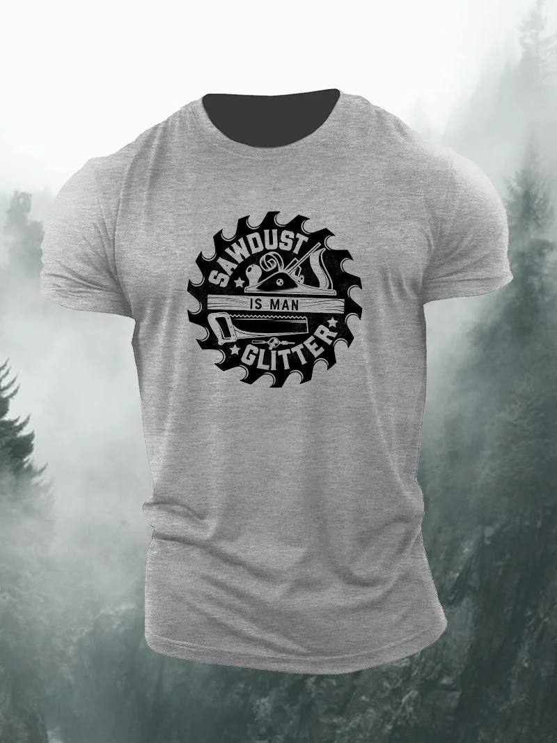 Tool Gear Personalized Letter Print Short Sleeve T-Shirt in  mildstyles