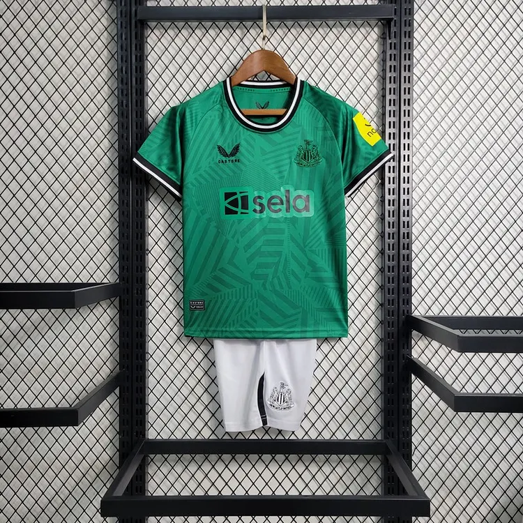 2023/2024 Kids Size  Newcastle United Away Soccer Jersey 1:1 Thai Quality