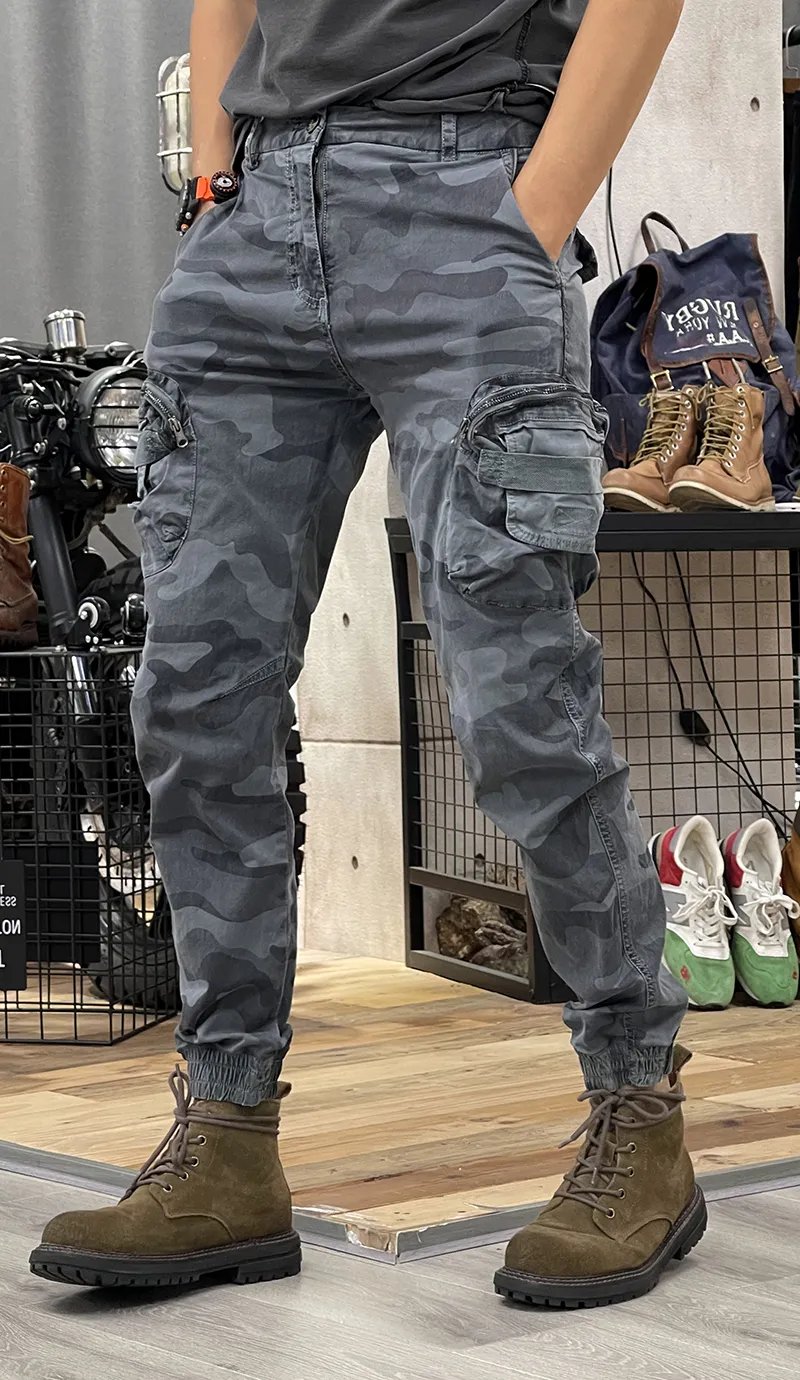 Men's Distressed Slim Fit Biker Jeans – Chesoso