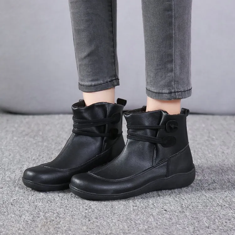 Breakj Breakj Children 2025 Autumn And Winter New Flat Bottom Martin Boots Short Boots Bottom And Large Women's Shoes 43