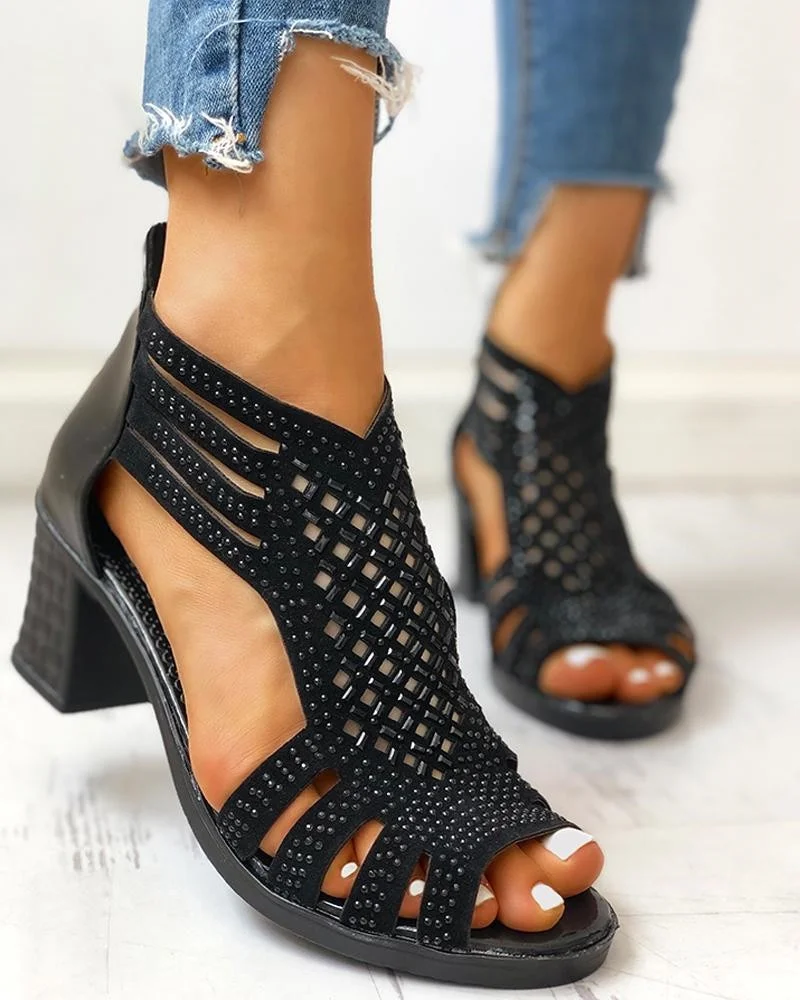 NKUSKAD Sandals Spring Summer Ladies Women Wedge Sandals Fashion Fish Mouth Hollow Roma Shoes Lady Shoes Platform Black 10.DEC.1