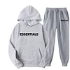 FEAR OF GOD ESSENTIALS Unisex Hoodie Casual 2 Piece Set