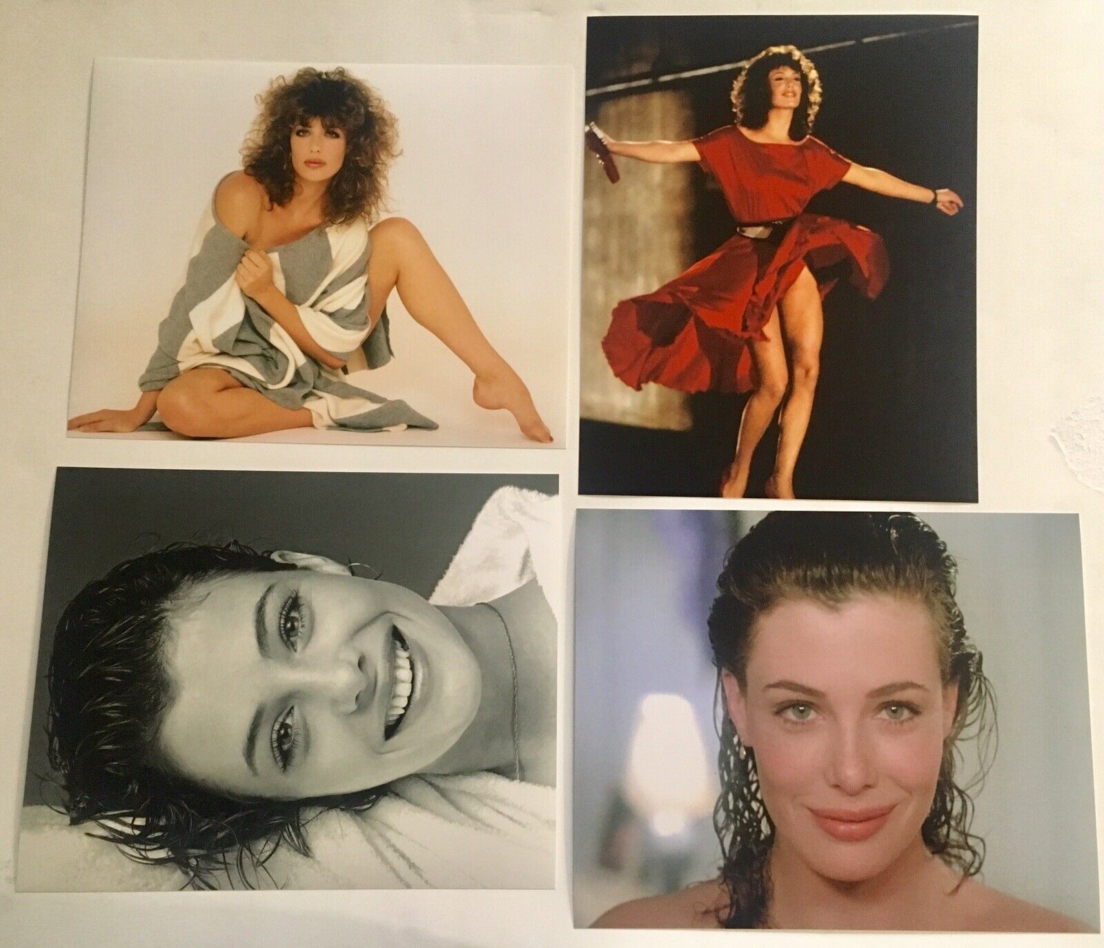 KELLY LeBROCK 8X10 Photo Poster painting CELEBRITY 4 prints BUNDLE LOT weird science