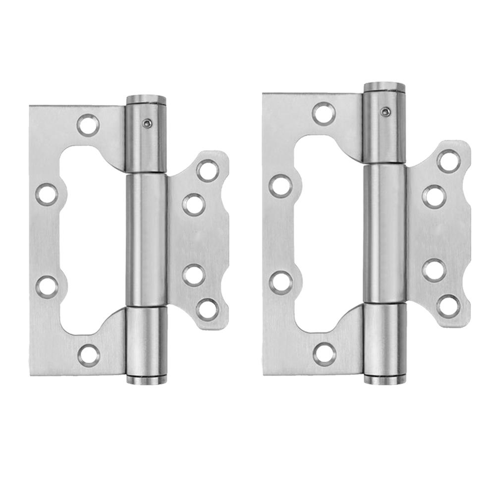 

2pcs Spring Damper Buffer Automatic Closing Stainless Steel Door Hinges, 501 Original