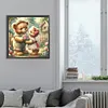 uk.everydayedeals (Limited Stock)Diamond Painting - Full Round - Rose Heart Little Bear