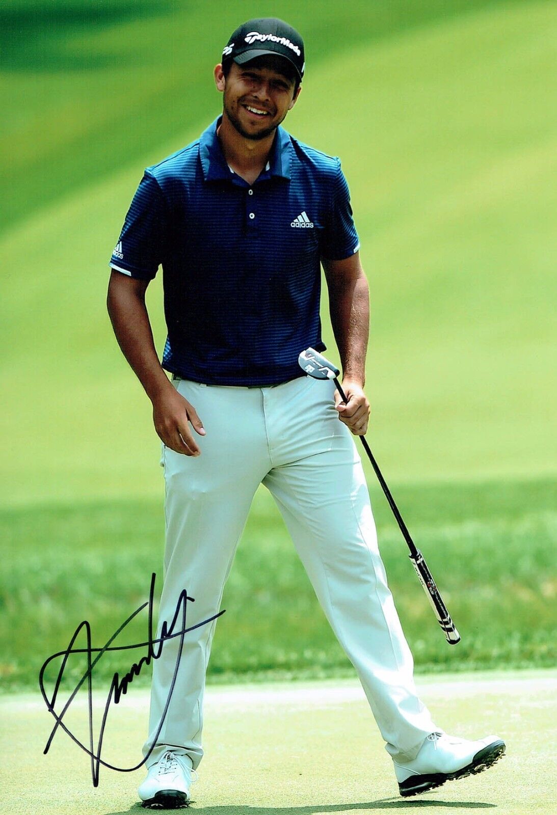 Xander SCHAUFFELE SIGNED 12x8 Golf Photo Poster painting 5 AFTAL Autograph COA PGA Tour Winner