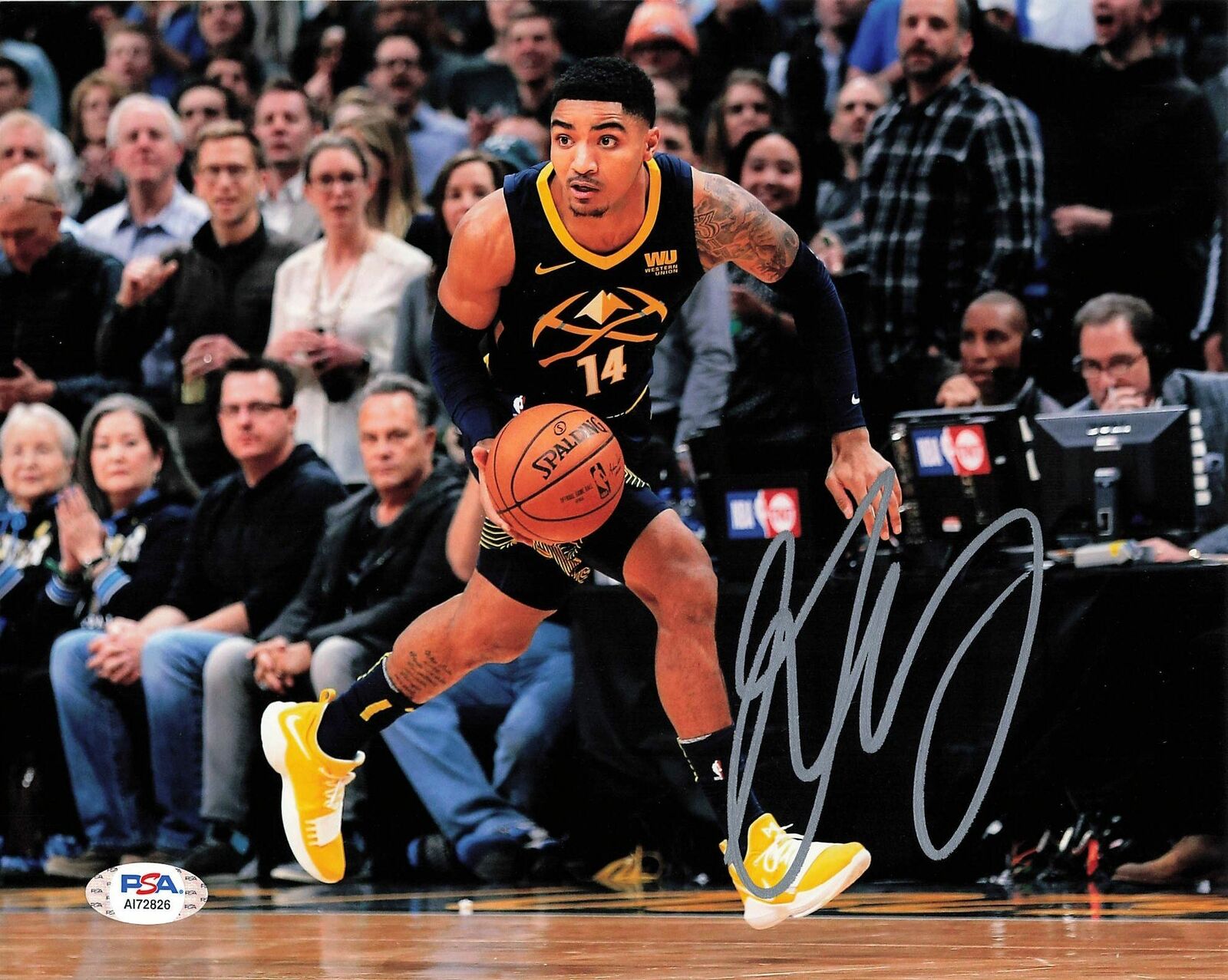 Gary Harris signed 8x10 Photo Poster painting PSA/DNA Denver Nuggets Autographed