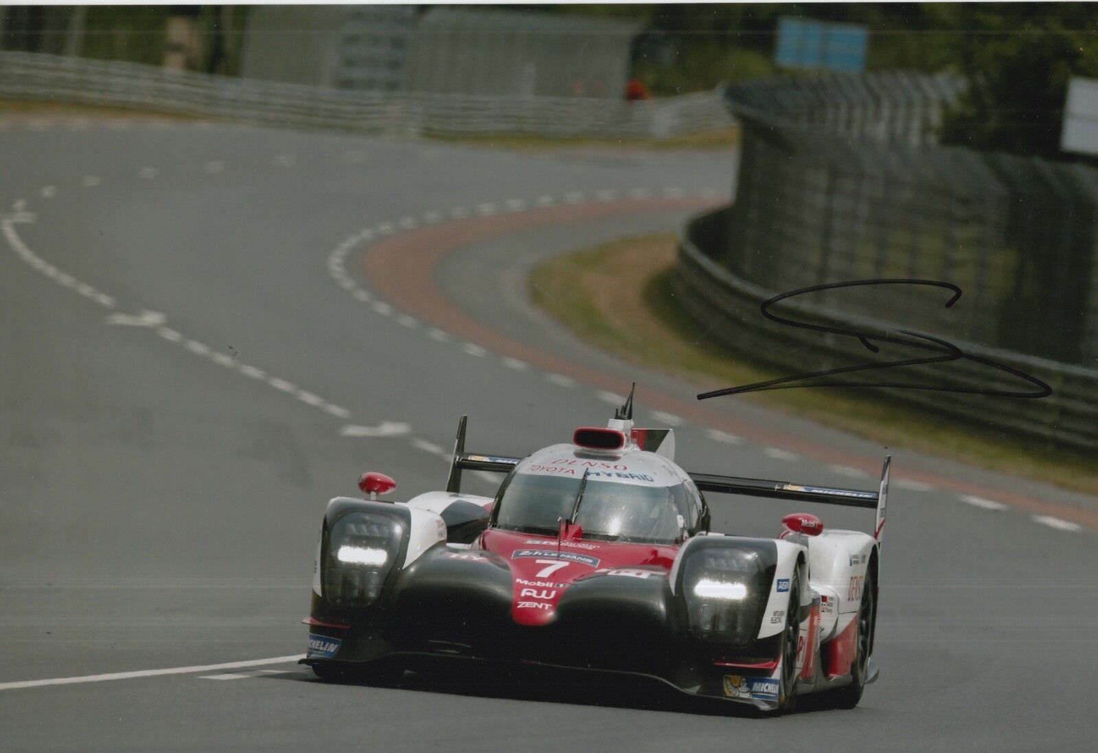 Stephane Sarrazin Hand Signed Toyota Le Mans 2017 12x8 Photo Poster painting 9.