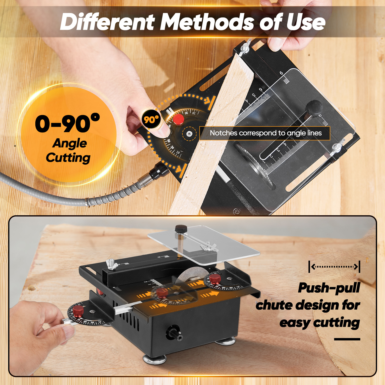 SAKER Mini Multifunctional Table Saw