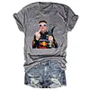 Max Verstappen Holding Trophy Middle Finger Tee
