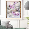5D DIY Full Drill Square Diamond Painting Candle Flower Cross Stitch Kits