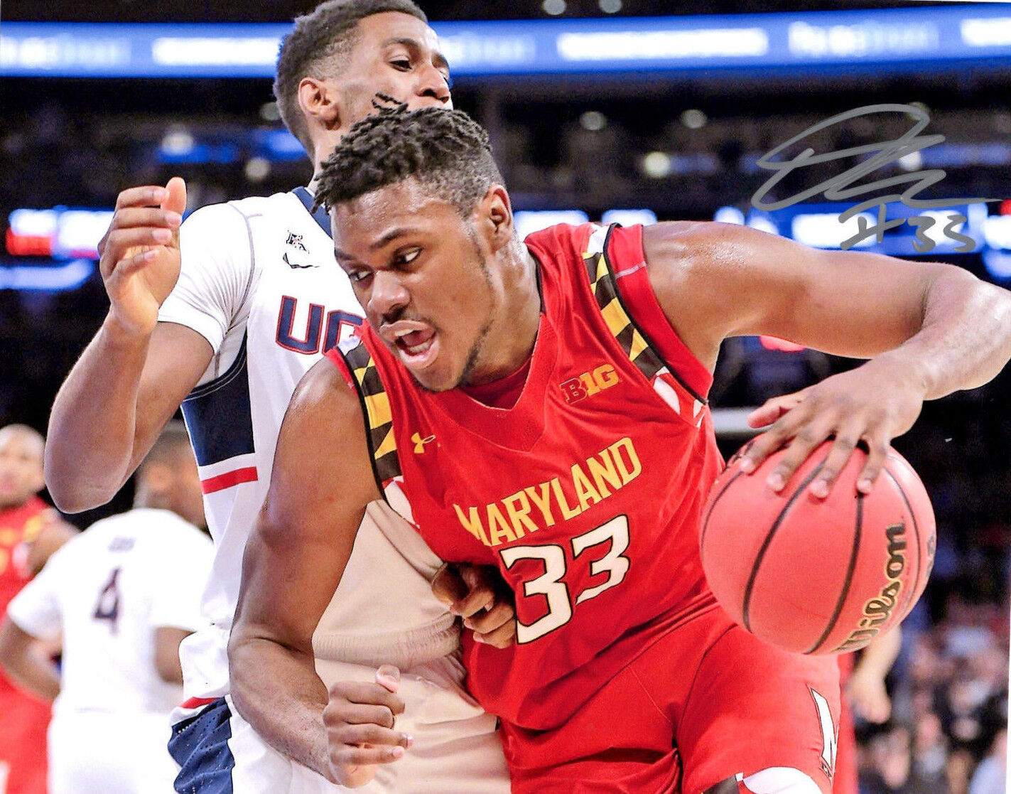 Diamond Stone Autograph Signed Photo Poster painting 8x10 Maryland Terrapins COA b