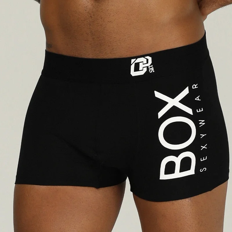 Aonga  Mens Boxer  Underwear soft long boxershorts Cotton soft Underpants Male Panties 3D Pouch Shorts Under Wear Pants Short
