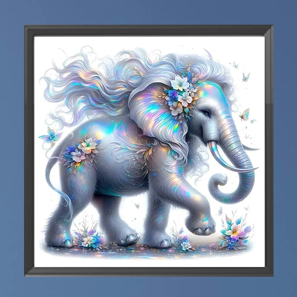 Diamond Painting - Full Square Drill - Elephant(Canvas|35*35cm)