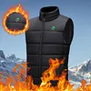 25 Heating Zones Smart Electric Heated Vest USB Stand Collar Thermal Clothes