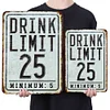 Drinking Limits - Metal Tin Signs(8*12Inch/12*16Inch) - Bar