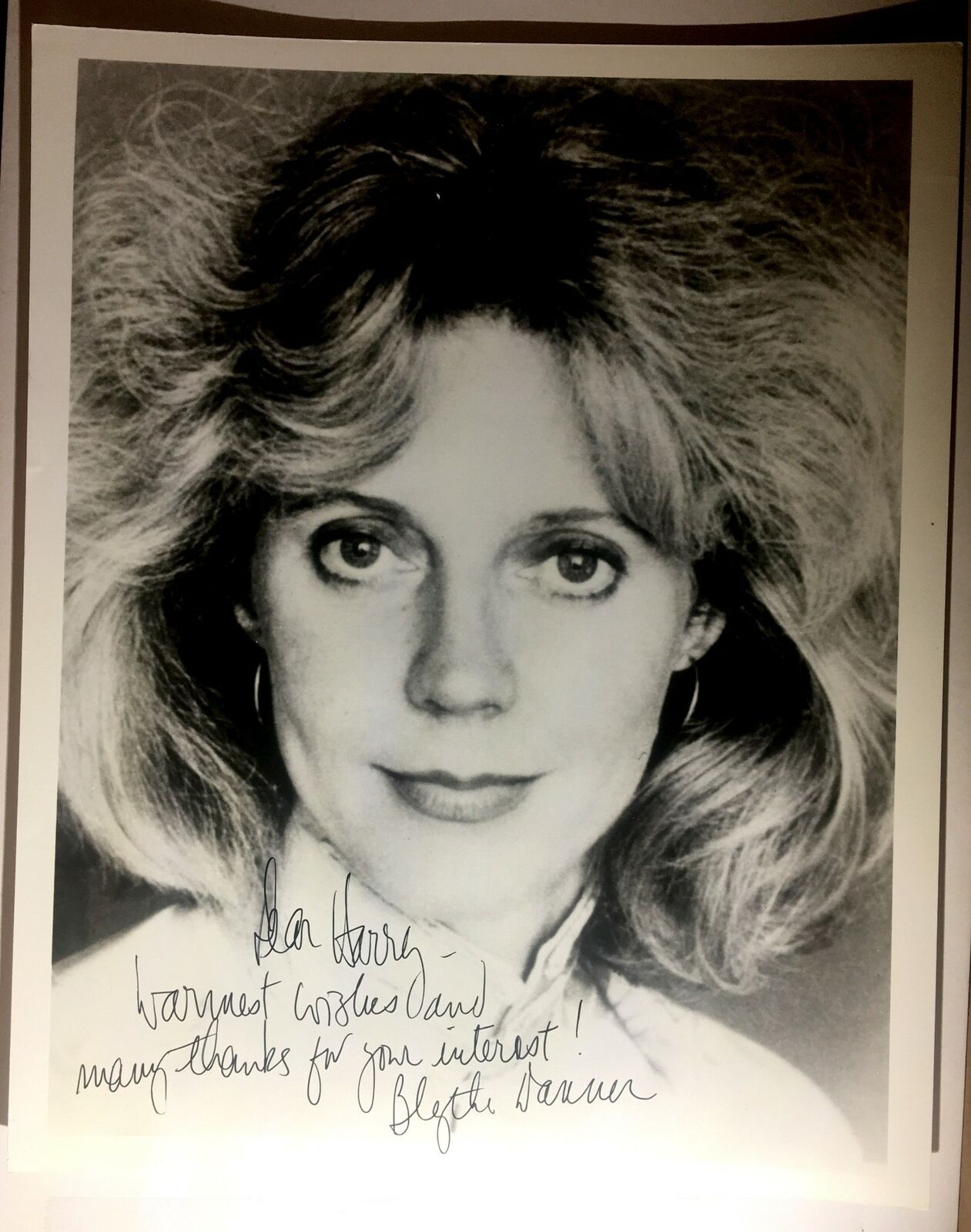 Blythe Danner Signed 8x10 Photo Poster painting Meet The Parents Fockers Actress Autograph Auto