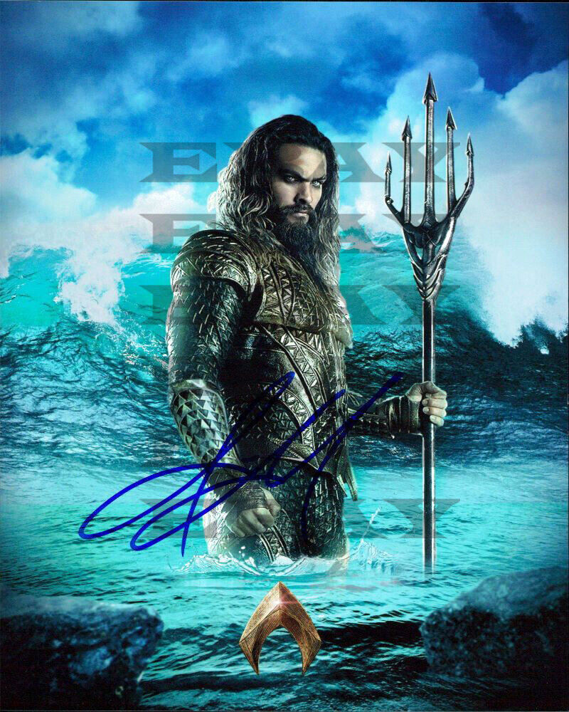 Jason Momoa (Aquaman) Autographed Signed 8x10 Photo Poster painting Rep