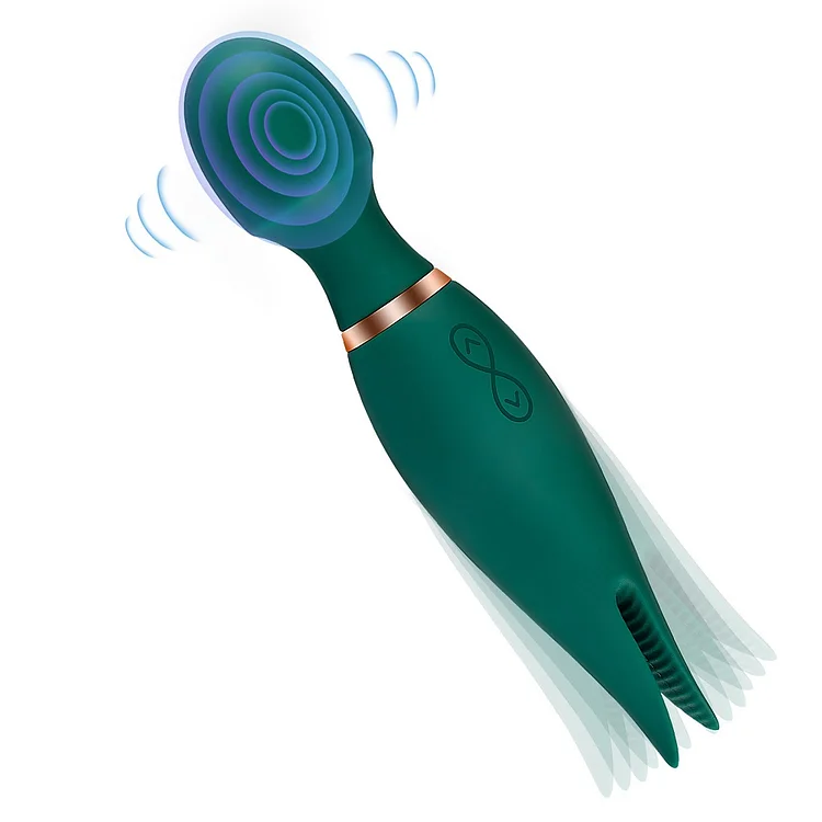 New 10 Frequency Dual Head Vibrator Female Masturbation Vibrator Breast G Spot Beat Stimulation Av Stick