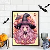 Peinture Diamant Citrouille Sorci&egrave;re Ronde Drill-30*40CM