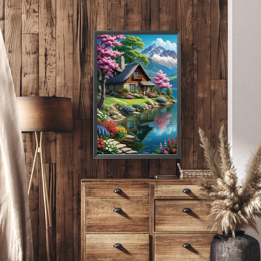 Partial AB Diamond Painting - Full Round Drill - Scenery(Canvas|45*65cm)