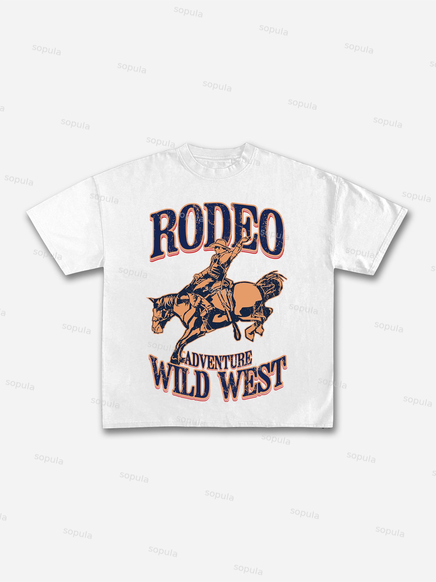 Sopula Coors Banquet Rodeo Classic Graphics Print Cotton T-Shirt - SOPULA