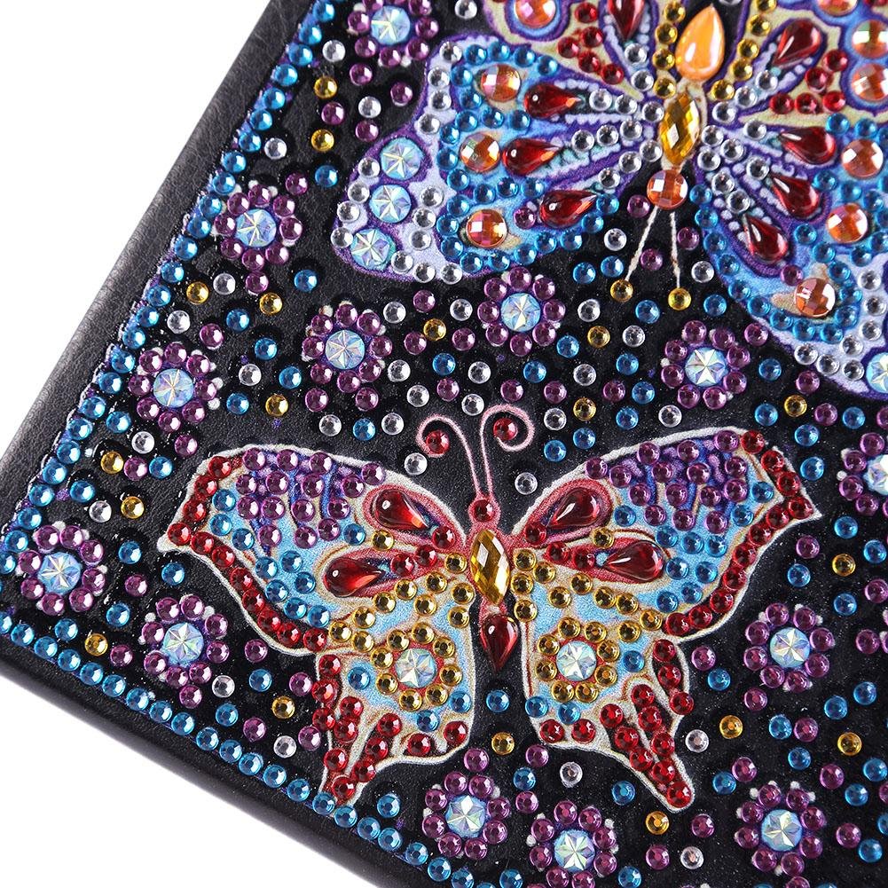 DIY Butterfly Special Shaped Diamond Painting 50 Pages A5 Sketchbook Crafts