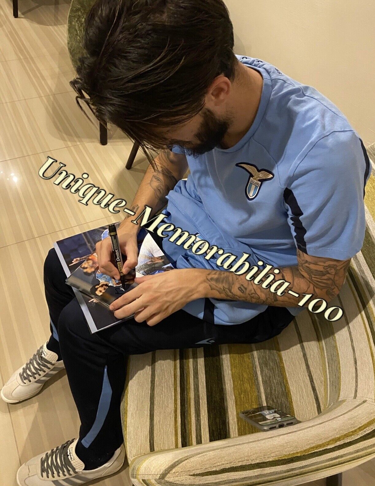 Luis Alberto Genuine Hand Signed Lazio 6X4 Photo Poster painting, See Proof, 3