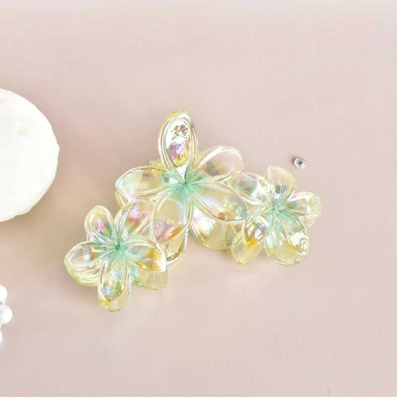 Cute Women’s Flower Plastic Hair Claws