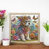 Chien - peinture diamant de forme sp&eacute;ciale - 30*30cm