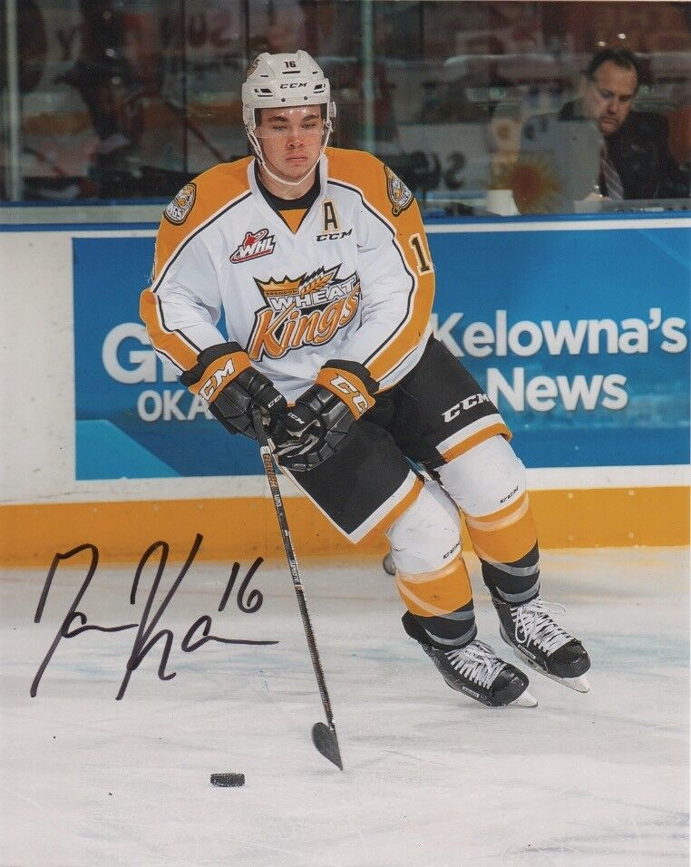 Brandon Wheat Kings Tanner Kaspick Autographed Signed 8x10 WHL Photo Poster painting COA