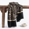 Autumn Winter Stylish Leopard Print Shawl Scarf