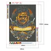 >SALE<Full Round Drill Diamond Painting Scary Figure Rhinestone Art Draw (A3679)